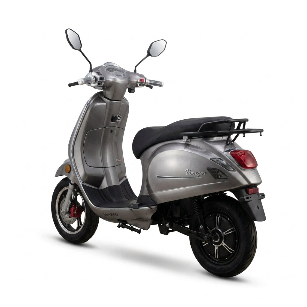 Električni moped VENECO BN009 CLASSICO 72V 20Ah - siva